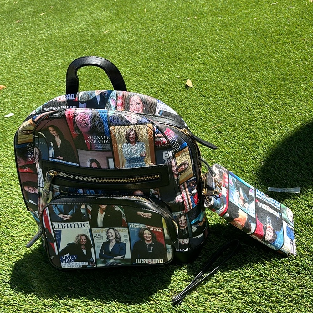 Kamala Harris Backpack and Wallet